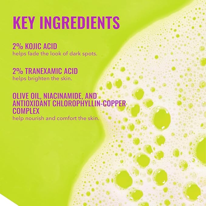 Good Molecules Brightening & Dark Spots Bar Pack 6 – 85 g / 3 oz Each | Soap Free Face & Body Cleansing Bar with Tranexamic Acid, Kojic Acid & Niacinamide