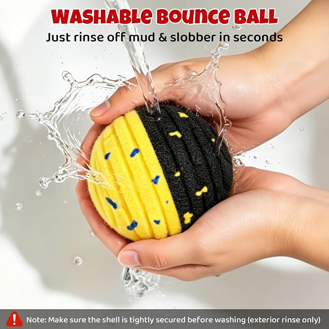Interactive Dog Toy Ball with Remote Control (Yellow)