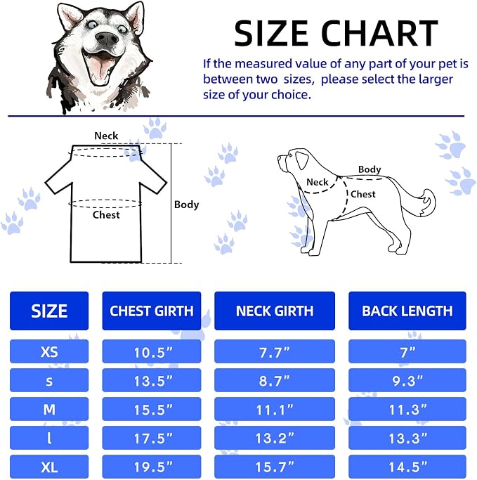8 Pieces Dog Shirts Pet Printed Clothes with Funny Letters Summer Pet T Shirts Cool Puppy Breathable Dog Outfit Soft Sweatshirt Cats(Classic Pattern,X- Large)