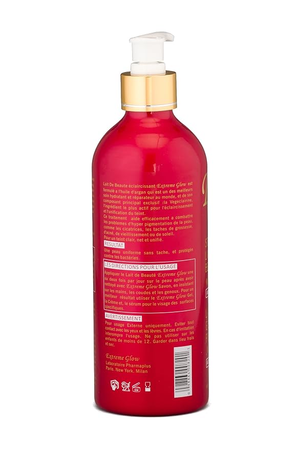 Extreme Glow strong lightening beauty milk 500 ml by Extreme Glow