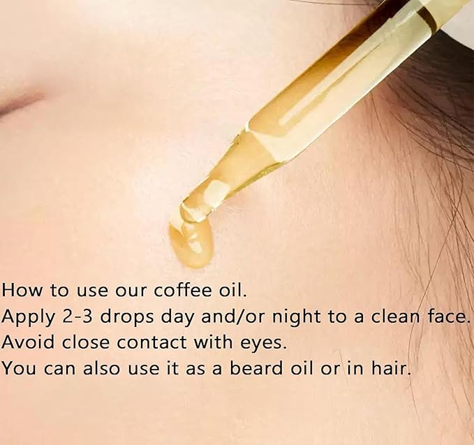 Coffee Oil, Soften Fine Lines and Wrinkles, Suitable For All Skin Types