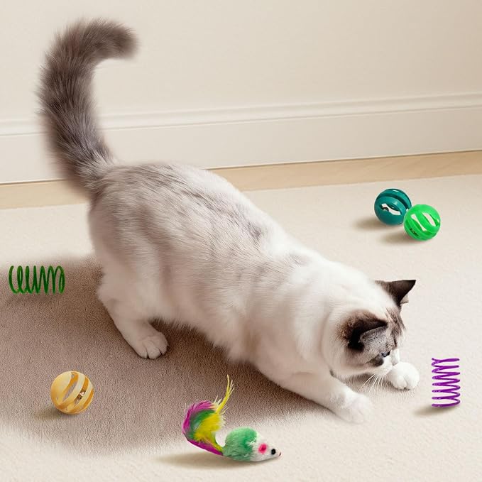 Cat Toys for Indoor Cats, 36 Pack Interactive Cat Toy Set