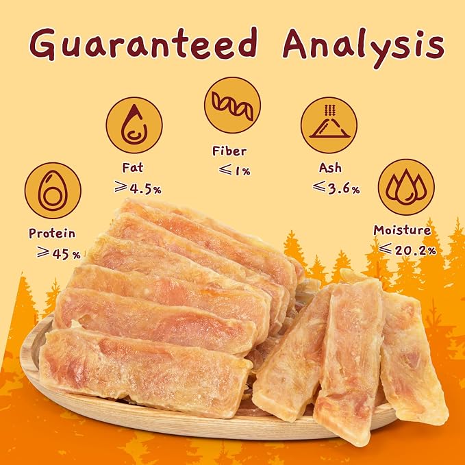 Jungle Calling Chicken Jerky Dog Training Treats, High Protein, 10.6 Oz | Rawhide Free, Stomach-Friendly, Healthy Muscles, Chewy for Dental Care, Easy to Tear, Behavioral Support Healthy Chews