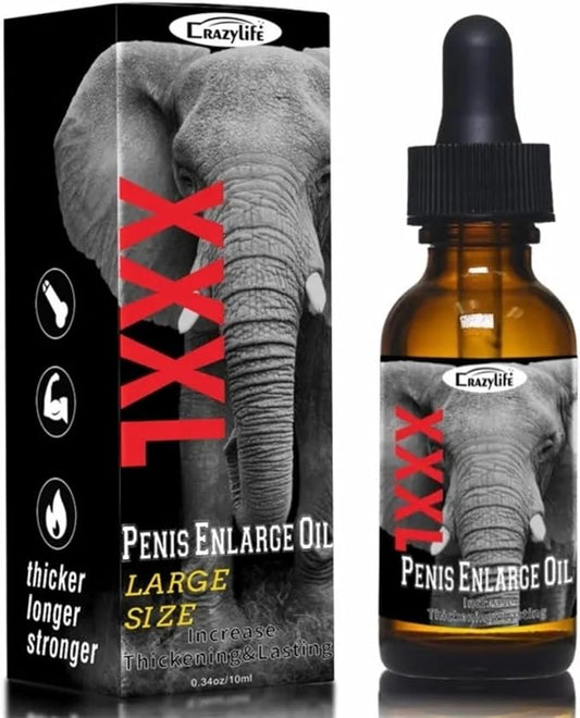 Extra Strength Men Enlarger Oil Natural Dick Growth Oil Crazy Life Oil Extension Growth Male Enlargement Oil Increase Size 10ml by Crazylife