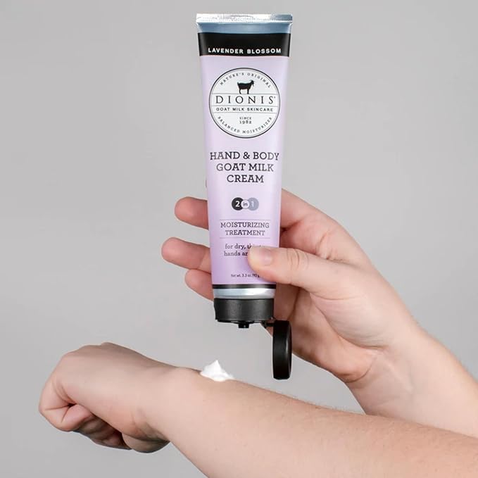 Dionis Goat Milk Hand & Body Cream Lavender Blossom 3.3oz (Pack of 1)