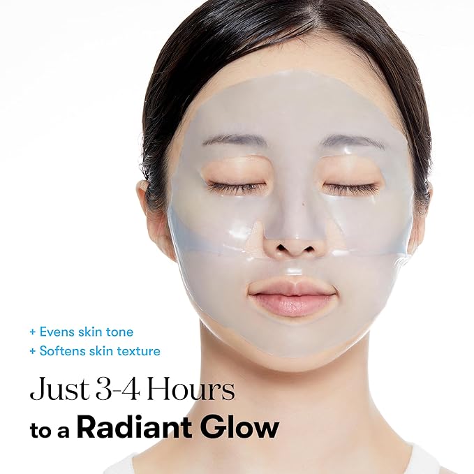 VT COSMETICS Hydrop Reedle Shot 100hl 2-Step Hydrogel Mask(34.5gx4ea), Intensive Hydrating, Exosome Hyaluronic Acid, Dewy & Glass Skin, Overnight Melting Mask, Korean Facial Mask