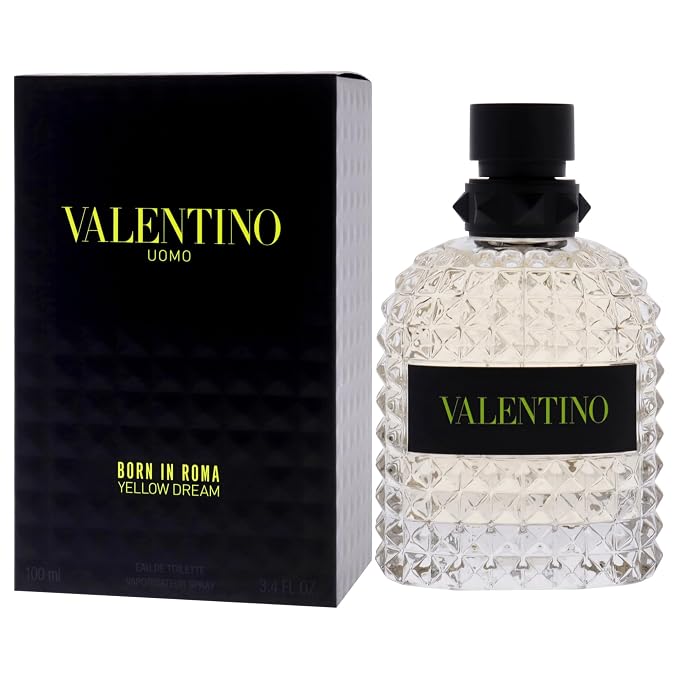 Valentino Uomo Born In Roma Yellow Dream for Men - 3.4 oz EDT Spray