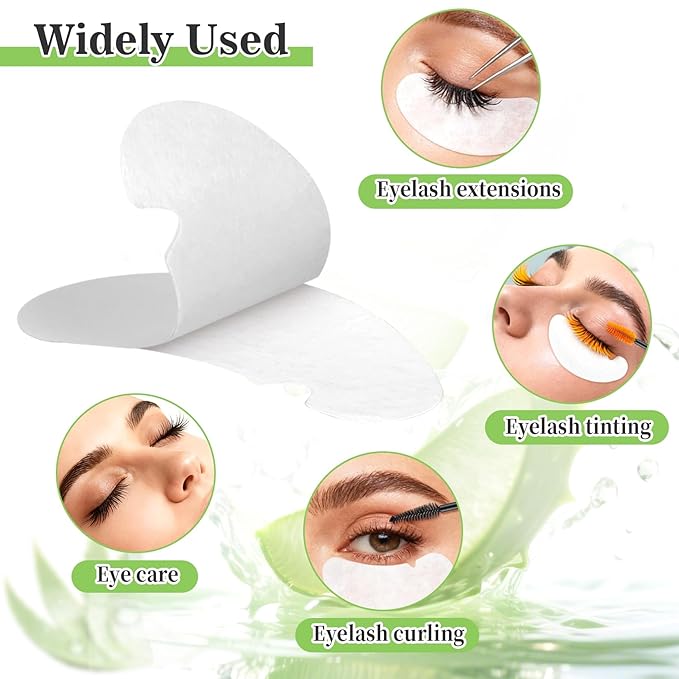 50 Eye Pads Lash Extensions - Under Eye Patches Hydrogel Eyepads for Lash Extensions Lash Eyepads Bulk Parches Para PestañAs For Eyelash Extensions Eyelash Tech Must Haves Eyepads Accessories