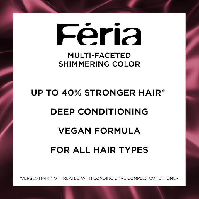 L’Oreal Paris Feria Multi-Faceted Shimmering Permanent Hair Color, High Intensity Hair Dye for 3X Highlights, 82 Strawberry Blonde, 1 Hair Dye Kit