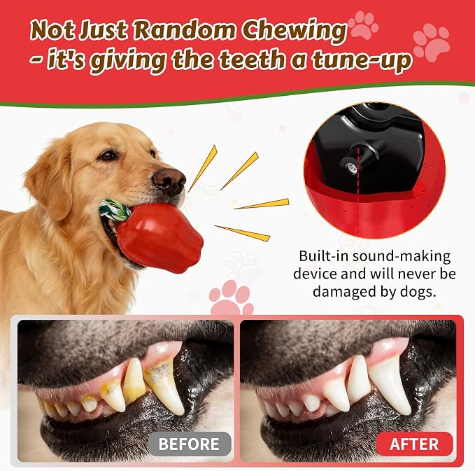 Tough Dog Chew Toys Indestructible Squeaky Toys for Aggressive Chewers Outdoor Swimming Interactive Tough Chew Toys for Medium and Large Dogs