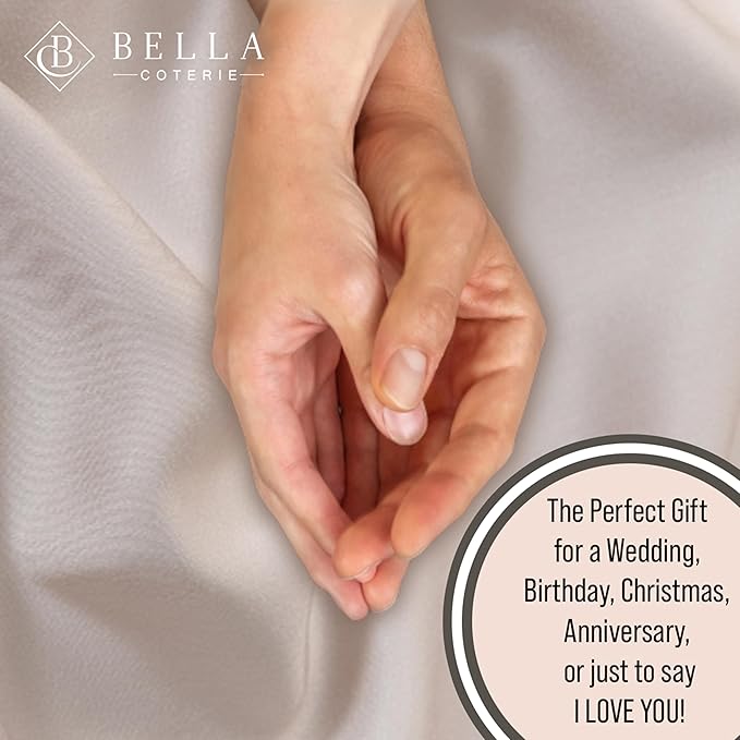 Bella Coterie Luxury Bamboo Viscose Split King Size Sheet Set | 2 Fitted Sheets for Sleep Number & Adjustable Beds | 100% Organically Grown | Cooling & Ultra Soft | 18” Deep Pocket [Dune]