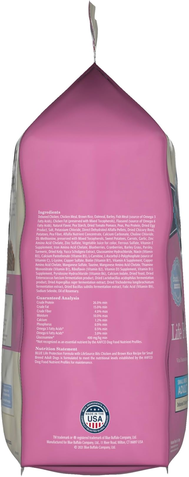 Blue Buffalo Life Protection Formula Chicken Small Breed Dry Dog Food, 5 lb | Real Chicken #1 Ingredient, Antioxidant-Rich LifeSource Bits, Supports Higher Energy Needs, Formulated for Small Breed Dogs