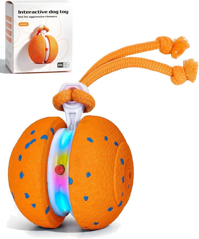 osou Interactive Dog Toy, Automatic Moving Dog Ball Toy with 2 Speed Modes | Random Rolling Path, Motion-Activated, Auto-off, Pet-Safe ETPU Shell, for Small Medium Large Dogs and Most Dog Personalities