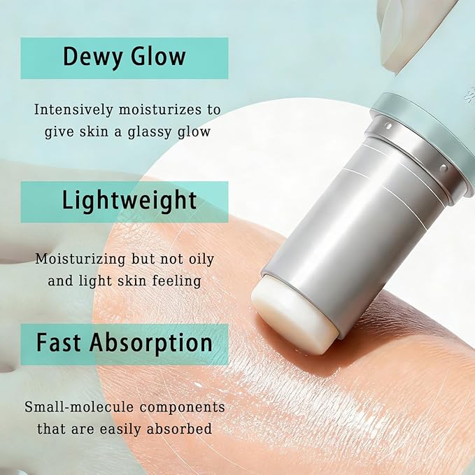 Spirulina Vegan Essence PDRN Balm Stick | Sodium DNA + Collagen + Ceramide NP Multi Balm | All-in-One Face Lip Neck Balm & Eye Cream & Makeup Primer | Hypoallergenic & Sensitive Skin (9g (Pack of 1))