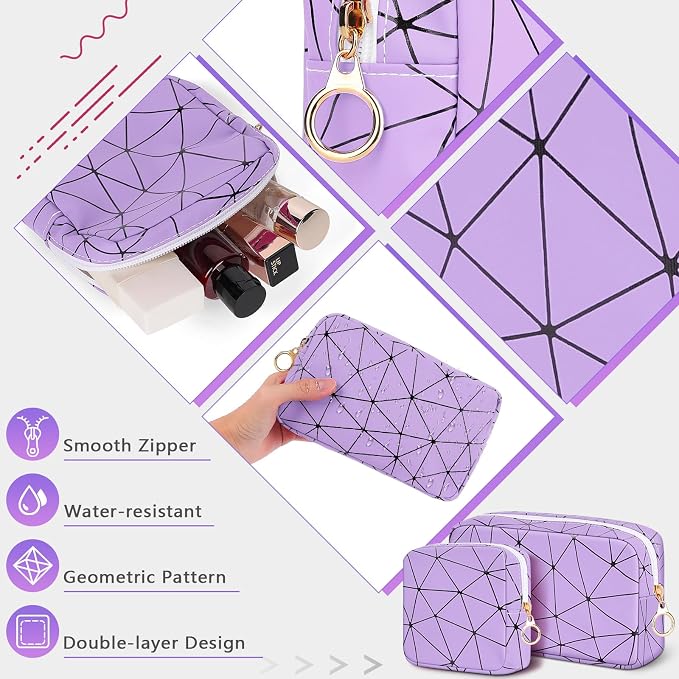 Likesing Period Bag for Teen Girls, Leather Sanitary Napkin Storage Bag, Portable Menstrual Pad Bag Period Pads Pouch, Small Make Up Bags