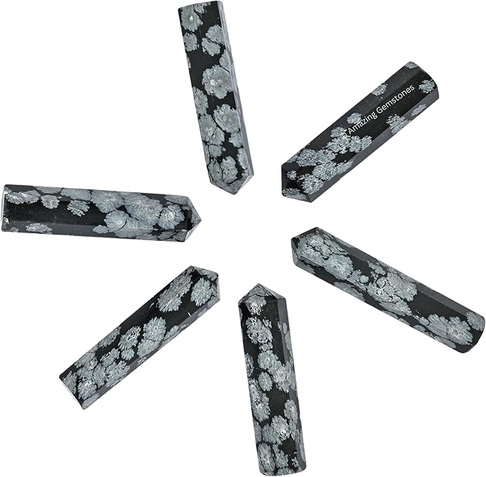 Amazing Gemstone Crystal Points Bulk Healing Crystals & Stones - Premium Single Terminated Healing Wand Point Bulk Crystals for Crafts, Crystal Grid, DIY Work