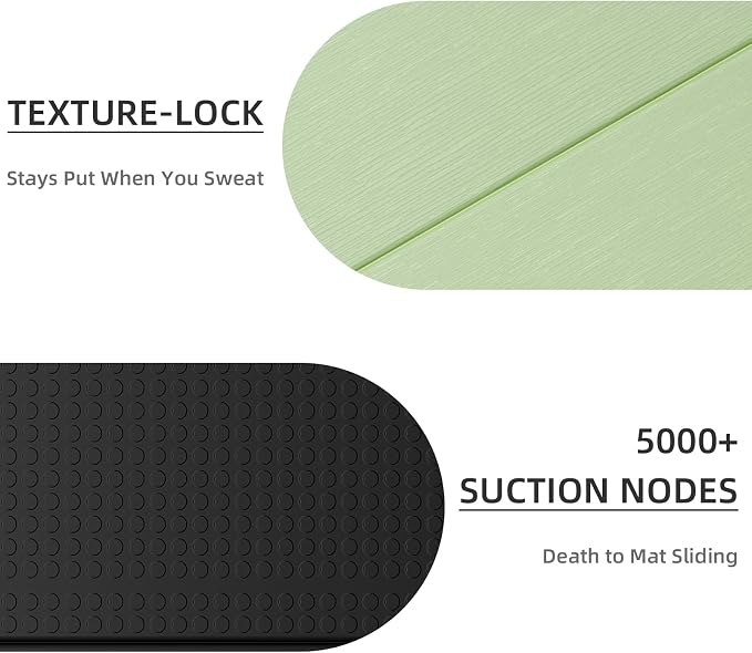 Foldable Yoga Mat 0.32 inches Thick(8mm), SGS Certified POE Material | Non Slip, 71 x 24 inches, Foldable for Travel, Pilates, Camping, Environmental Sports Mat, Odorless