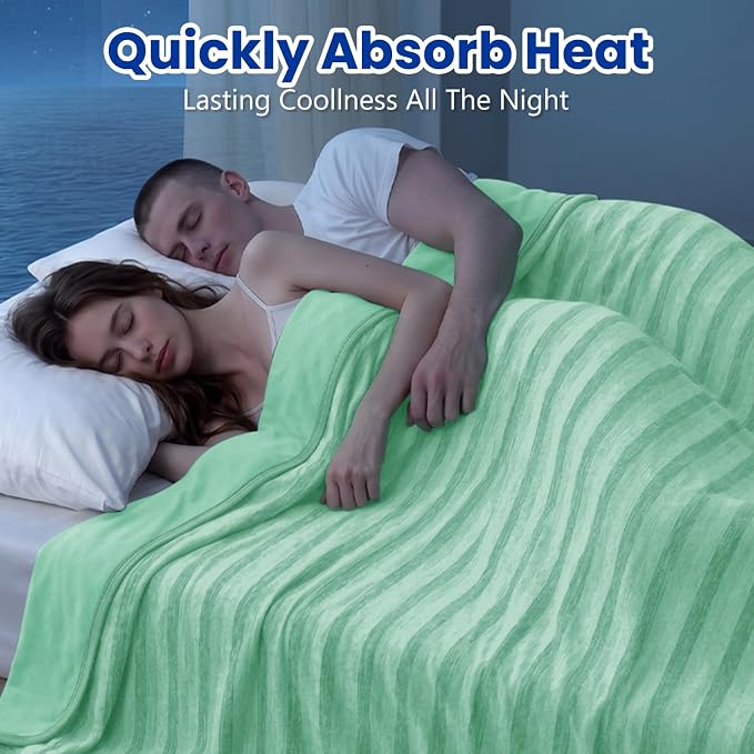 Cooling Blanket for Hot Sleepers Cold Summer Blanket Throw 50"x70" | Cold Summer Bed Blanket Keeps Cool for Night Sweats, Soft Lightweight Breathable Sofa Blankets for Kid Adults