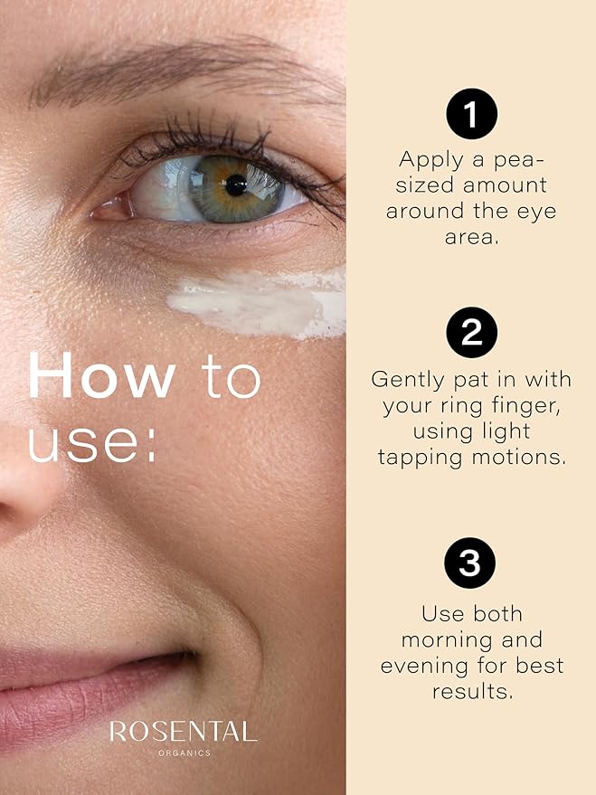 Organics Organic Eye Cream for All Skin Types, 15ml (0.5 fl. oz) (Hyaluron Eye Cream, 15ml)