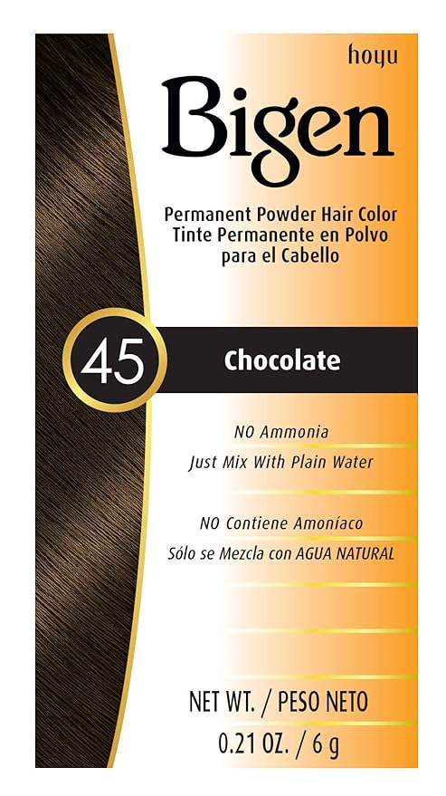 #45 Chocolate Bigen Permanent Powder - 12 Pack