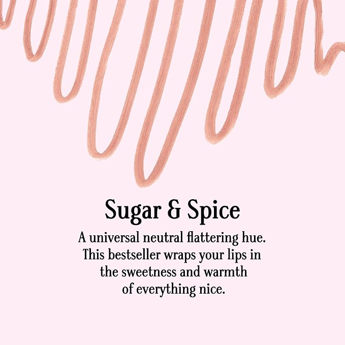 Gerard Cosmetics Lip Pencil (Sugar and Spice), Ultra Pigmented Matte Pink Lip Liner, Long Lasting, Hydrating Creamy Formula, Cruelty Free