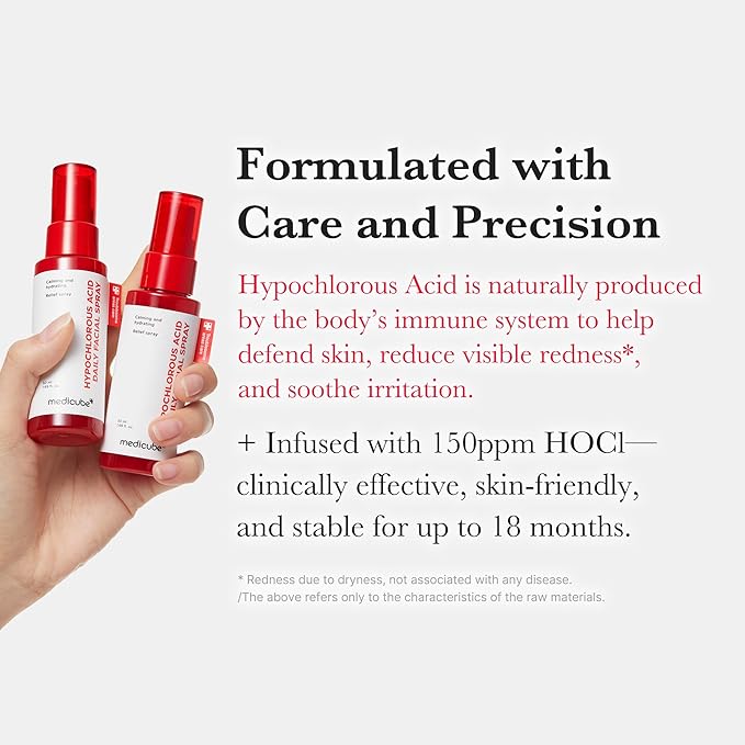 medicube Power Soothing Spray | Hypochlorous Acid Spray For All Skin Types, Delicate Skin | Daily Skin Solution & Post-Sun Care | HOCI Facial Mist for Soothing & Calming | Korean Skincare | 1.69 fl.oz