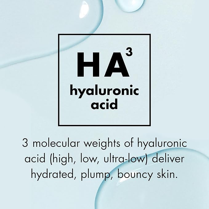 e.l.f. SKIN Holy Hydration! Triple Bounce Serum, 1.7% Hyaluronic Acid Serum For Plump, Bouncy Skin, Moisturizing & Hydrating, Vegan & Cruelty-Free