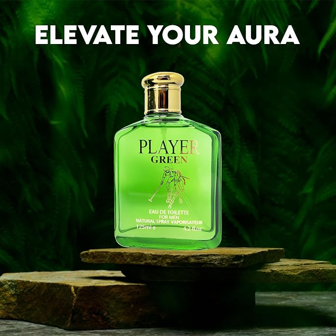 A CENTER Men's Cologne Gift Set 4 Pack(Obscure&Guilt Black&Player Green&Armada) - 3.4 Fl Oz Each | Vanilla Leather,Tobacco& Amber Floral Fragrance | Luxury Eau de Toilette
