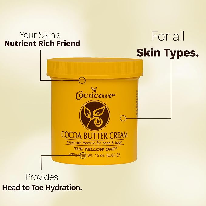 Cococare Cocoa Butter Cream, 15 oz (Pack of 3)