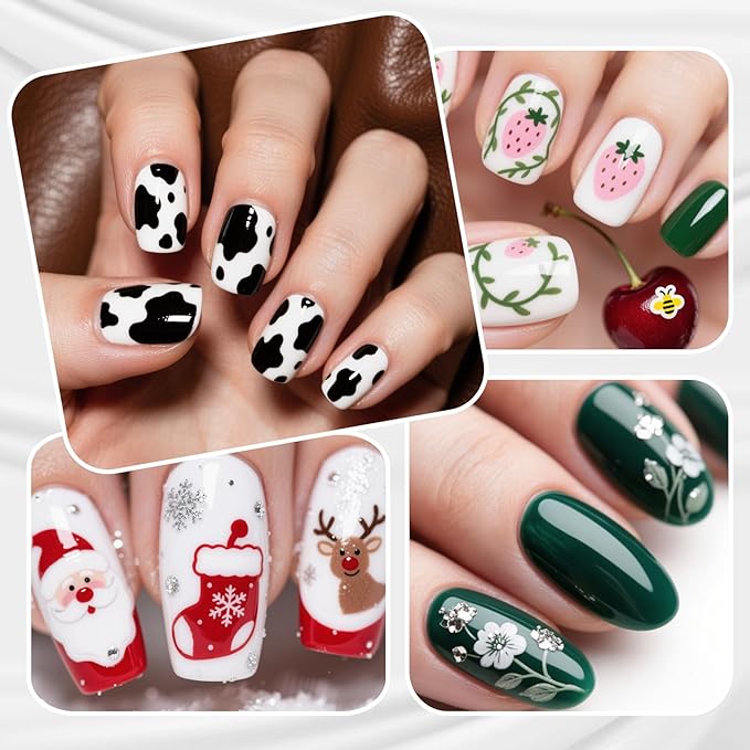 White Nail Polish, Quick Dry Nail Polish, Streak Free, Long- Last Fingernail Polish for Autumn Wedding Nails, Cozy Fall Manicure, Back to School Nail Looks, Salon Quality at Home, 0.35 Fl Oz