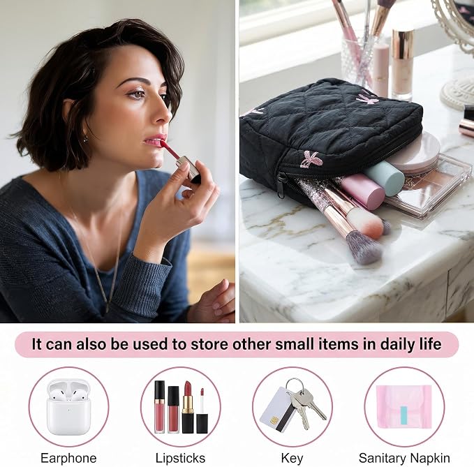 Period Bag, Portable Menstrual Cup Pouch Period Bags, Sanitary Napkin Storage Bag for Womens, Tampons Holder, Pad Bags, Feminine Care for Purse with Zipper