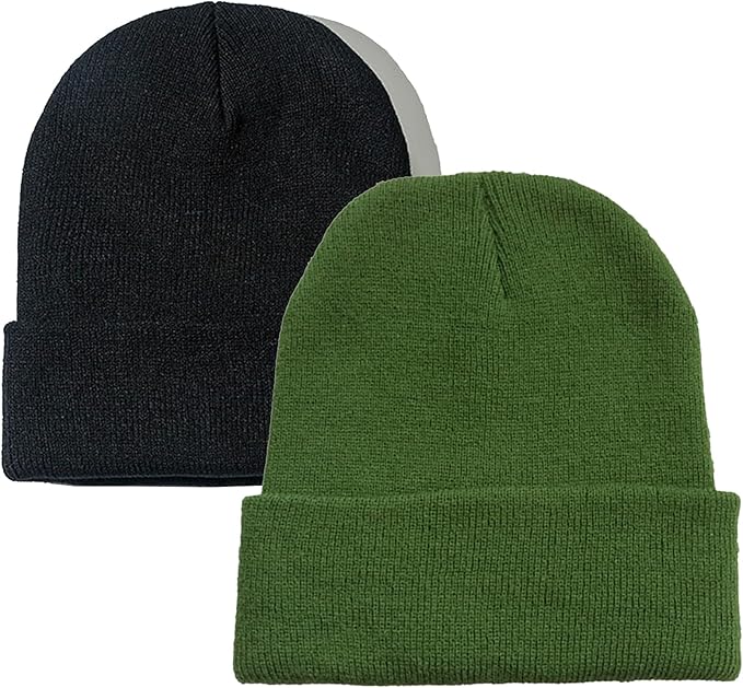 PFFY Unisex Beanie Hats for Men Women Knit Winter Beanies