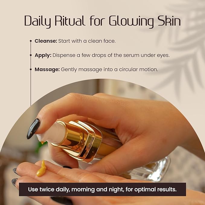 Bakuchiol Eye Serum – Natural Retinol Alternative with Hyaluronic Acid, Vitamins C & E – Hydrating & Under Eye Serum for Fine Lines, Dark Circles & Puffiness – 0.5 fl oz (15 mL)