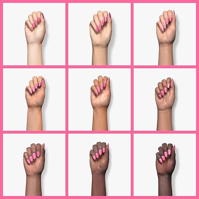 MAYCHAO 15ML Bright Pink Gel Nail Polish 1Pc Bubblegum Pink Gel Polish Soak Off UV LED Nail Polish Nail Art Starter Manicure Salon DIY at Home, 0.5 OZ