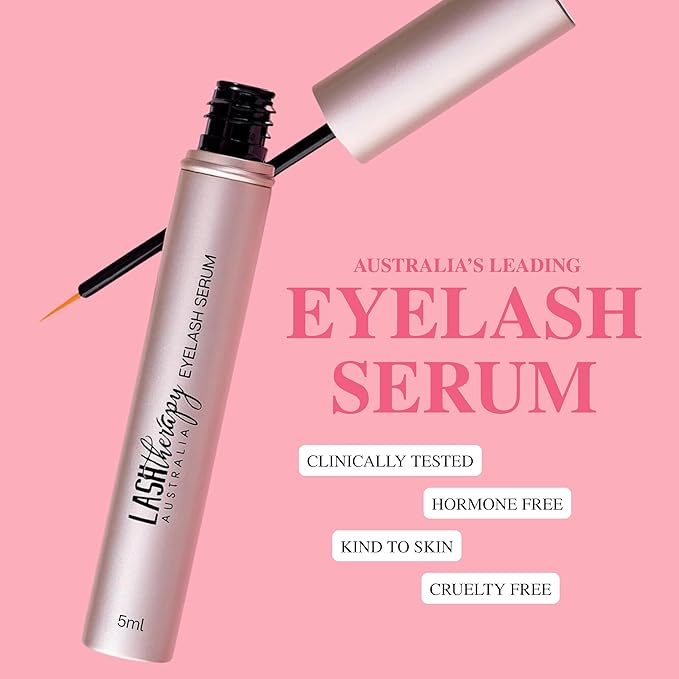 Lash Therapy Australia Eyelash Growth Serum (Available in 5ml & 3ml) – Enhance, Boost & Grow Lashes | Longer, Thicker, Fuller & Naturally Curled Lashes (5ML)