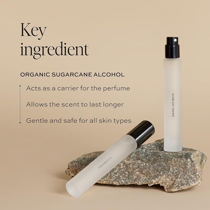 DIME Beauty Signature Fragrance Duo Set ($50 Value) - Includes 7 Summers (10 ml) and Dans Les Bois (10 ml) - Travel Size Perfume Sprays