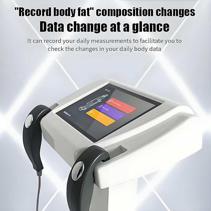 Human Body Analyzer BIM Testing Machine Intelligent Multifrequency Body Composition Analysis System with Printer Fat Testing Equipment 3D Scanner Segmental White