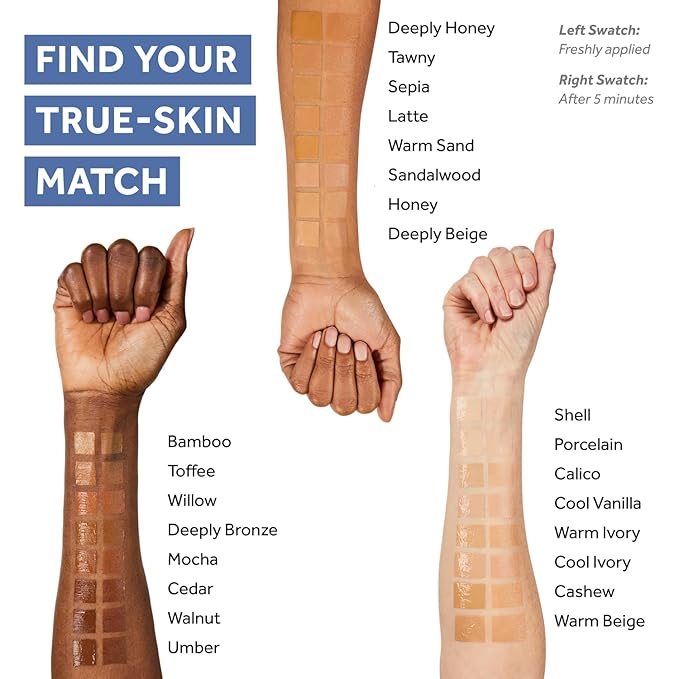 No7 Lift & Luminate Triple Action Serum Foundation - Liquid Makeup with SPF 15 for a Dewy, Glowy Base - Radiant Formula for Mature Skin - Deep Honey (30ml)