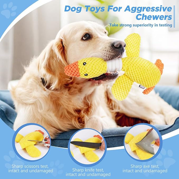 Vitscan Durable Dog Toys for Small Medium Large Dogs Aggressive Chewers