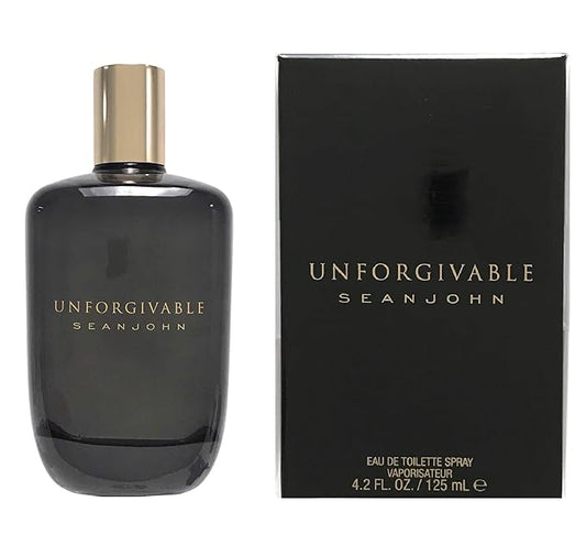 Sean John Unforgivable by Sean John for Men Eau De Toilette Spray, 4.2 fl oz