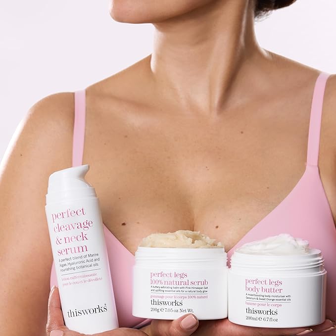 THISWORKS Perfect Legs Body Butter – Deeply Hydrating Body Cream with Hyaluronic Acid, Shea Butter & Hemp Extract – Nourishing, Moisturizing & Skin-Soothing Formula, 7.6 oz