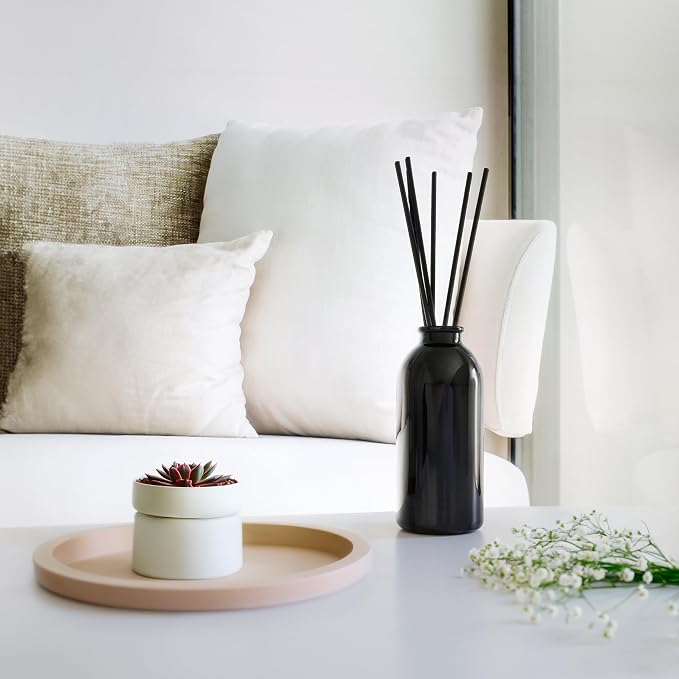 Urban Naturals Ocean Mist & Sea Salt Reed Diffuser Set | Made with Essential Oils & Real Botanicals | Decorative Air Freshener for Large Rooms | Beautiful Home Décor Makes a Great Gift