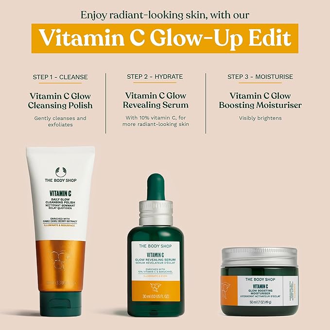 The Body Shop Vitamin C Glow Boosting Moisturizer, 1.7 Oz