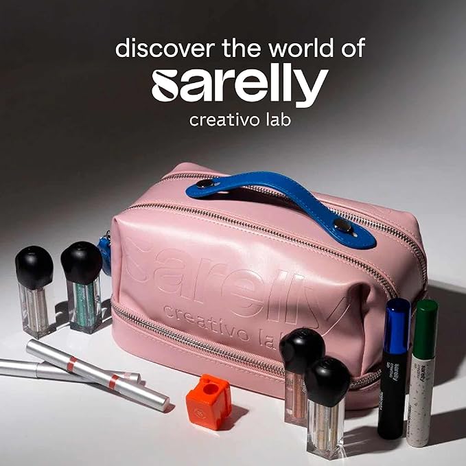 SARELLY, Long Cow Lashes Mini Mascara, Waterproof, Nourishing, Lash-Conditioning, Clean Beauty, Sarelly Creative Lab
