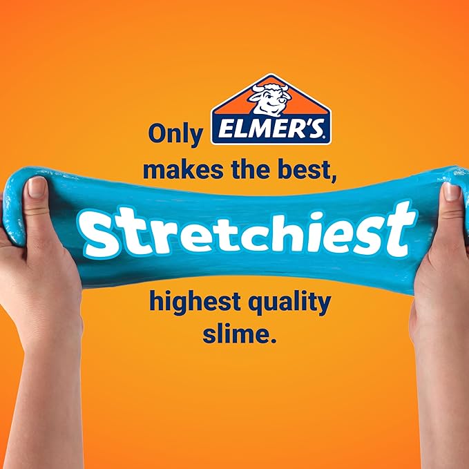 Elmer's Color Rush Slime Kit, Includes Liquid Glue, Activator, Makes Color Changing, Glow in The Dark, Butter Slime and More, 10 Piece Set - Perfect for Parties, Gift, Activity Time