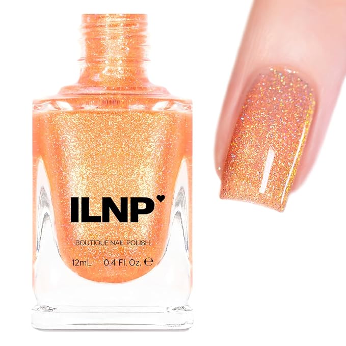 ILNP Peach Ring - Soft Orange Shimmer Nail Polish