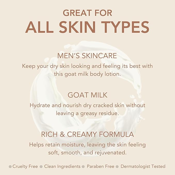 Dionis Goat Milk Body Lotion Men’s Fresh 8.5 oz (Pack of 1)