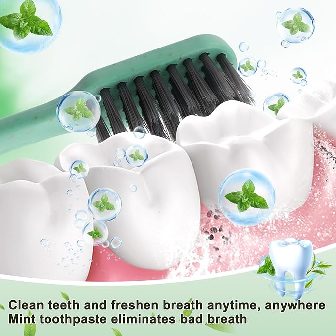 HOFASON Disposable Toothbrushes with Toothpaste 200 Pack, Travel Bulk Toothpaste and Toothbrush Set, Travel Size Tooth Brush Paste, Individually Wrapped Toiletries for Homeless, Nursing Home, Hotel
