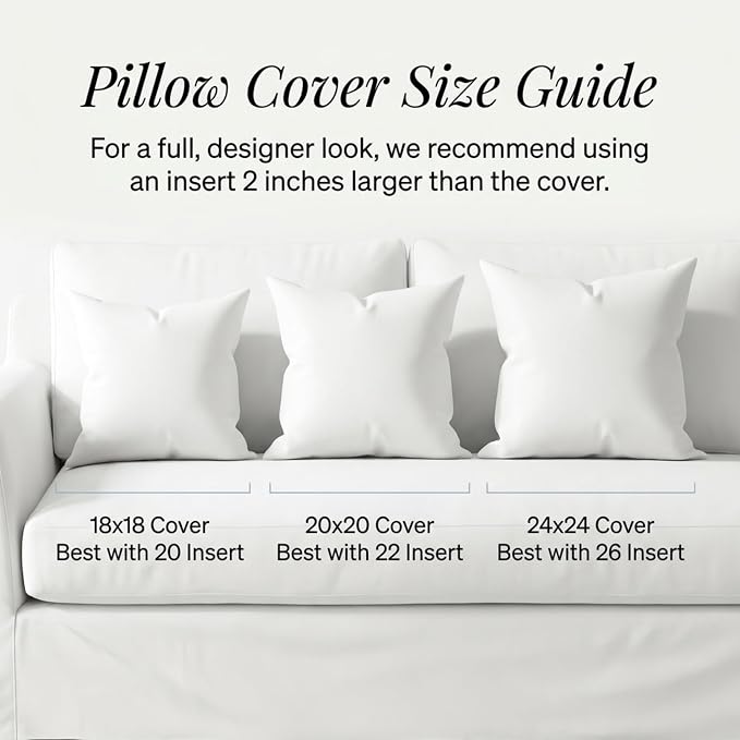 “The Juliet” Floral Block Print Pillow Cover – Soft Blue and Off-White Decorative Throw Pillow Cover – Grandmillennial Home Decor, 20" x 20"