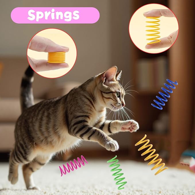 Cat Toys for Indoor Cats 40 PCS Kitten Toys